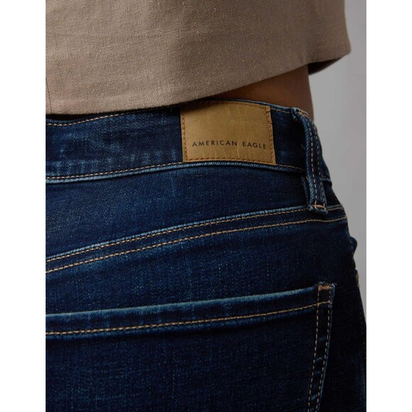 C7 $50 AE Next Level Super High-Waisted Jegging Ink Blue US 6 Reg American Eagle - Picture 6 of 6